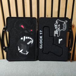 Mallette joker Glock 17 personnalis&eacute;e