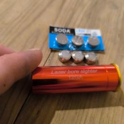 NOEL25 Cartouche laser calibre 12 + 6 piles (Cartouche amortisseur offerte jusqu'au 19/12/25 inclus