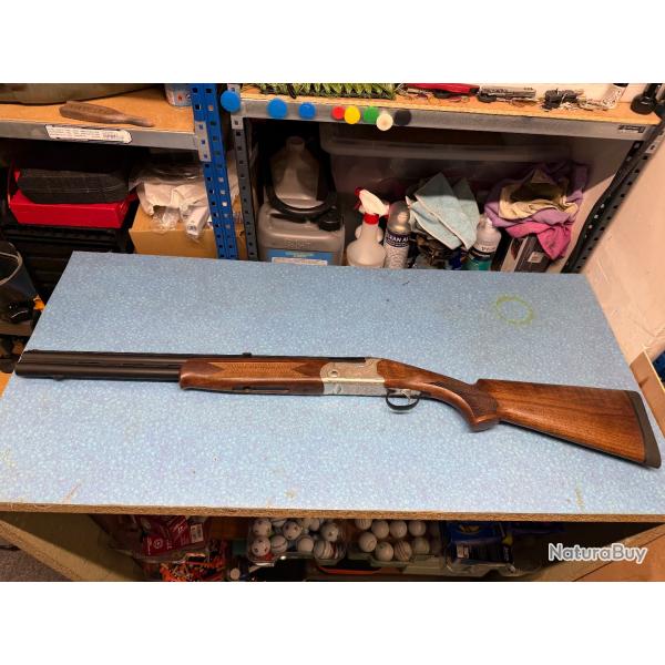 Fusil superpos� Suhlberg sous bois avec shock