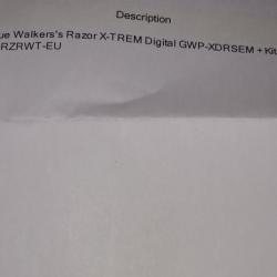 Vend Casque  Walters'razor  servi 2 fois achetez  le 8 07 25  facture sera joint  dans le colis