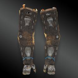 PAIRE DE MANCHES D'ARMURE JAPONAISE &laquo; KOTE &raquo; Japon, P&eacute;riode Edo (1603-1868)