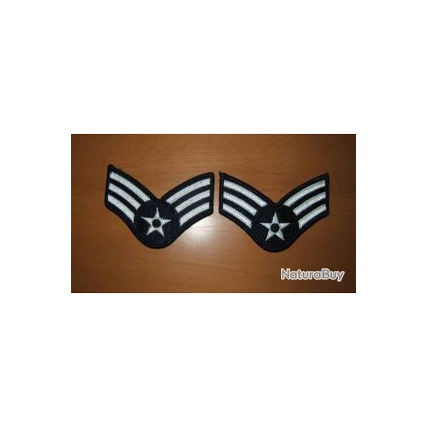 Paire d'�cussons anciens USAF Sergent