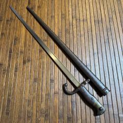 BA&Iuml;ONETTE GRAS ML 1874 / 1879 MONOMATRICULE MANUFACTURE D'ARMES DE TULLE 1879