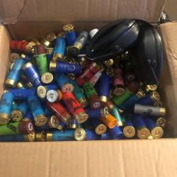 plus de 8kg de cartouches pour chasse,baltrap,  toutes marques, pl  de 7,5/+ casque cadeau neuf