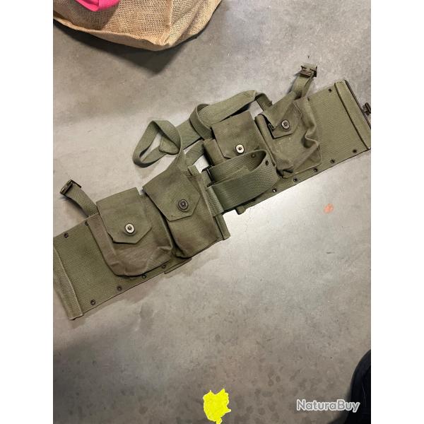 Ancien ceinturon cartouchi�re belge ww2