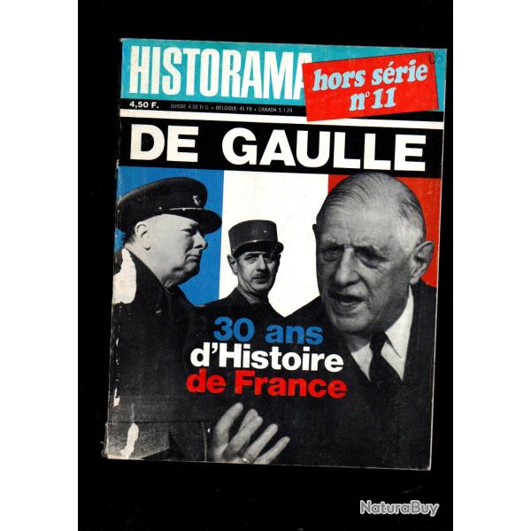 historama hors-s�rie 11 de gaulle 30 ans d'histoire de france