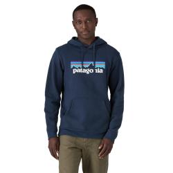 Sweat &agrave; Capuche Homme Patagonia "P-6 Logo Uprisal Hoody" S Bleu