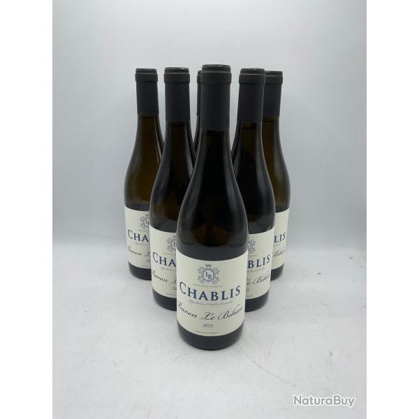 Vente Flash ! 2023 Baron Le Bihan Chablis Grand Vin Blanc de Bourgogne - 6 Bouteilles