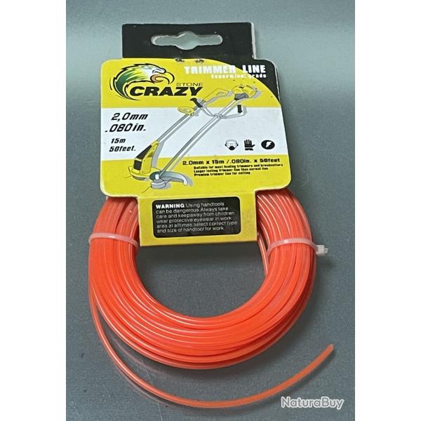 FIL DE DEBROUSSAILLEUSE ROND 2,0 mm