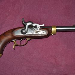 Pistolet prussien percussion M 1851 marquages de r&eacute;giment allemand
