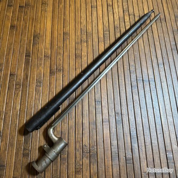 RARE BAIONNETTE A DOUILLE AUTRICHIENNE 1854 LORENZ