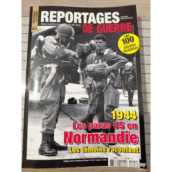 Revue Reportage de guerre en NORMANDIE