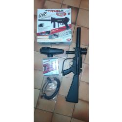 Tippmann A5 (+ kit RT)  "r&eacute;ponse trigger" + tap cap 40 billes+ cross MP5+ manba "neuf"