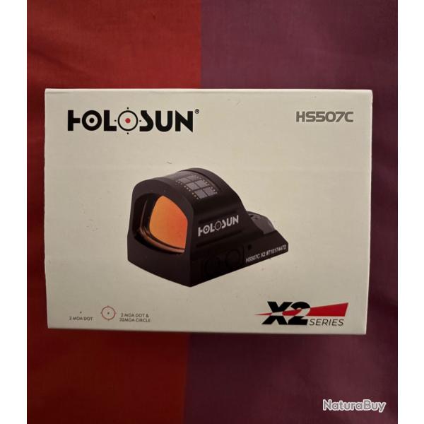 Viseur point rouge HOLOSUN Micro Reflex Dot 507C X2