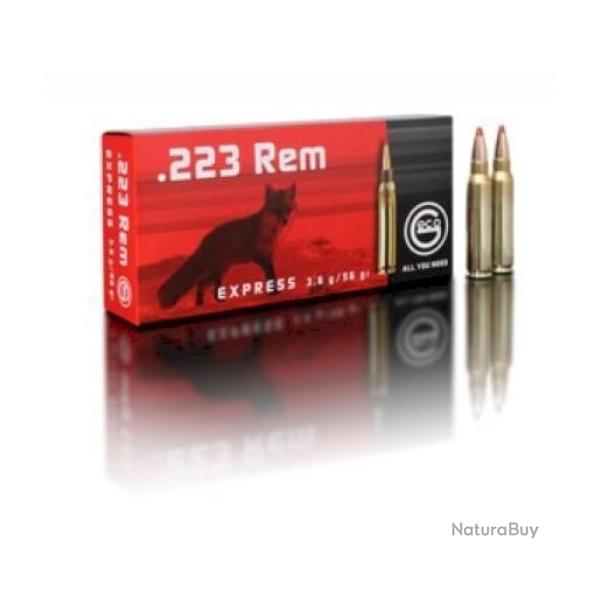 Munitions GECO cal.223 Rem. Express 3.6g 56gr par 60