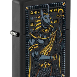 Zippo Mythological Design - Briquet Anubis Noir Mat  Ref: 60007221