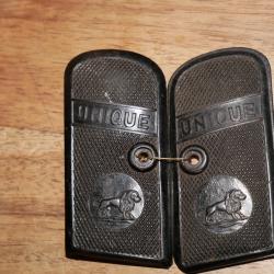 Paire de plaquettes de pistolet UNIQUE mod 10 en 6.35mm