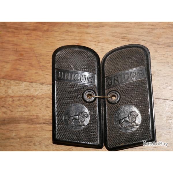 Paire de plaquettes de pistolet UNIQUE mod 10 en 6.35mm