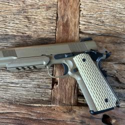 Airsoft SOCOM Gear Metal Desert Combat Elite 1911 GBB  -Markings