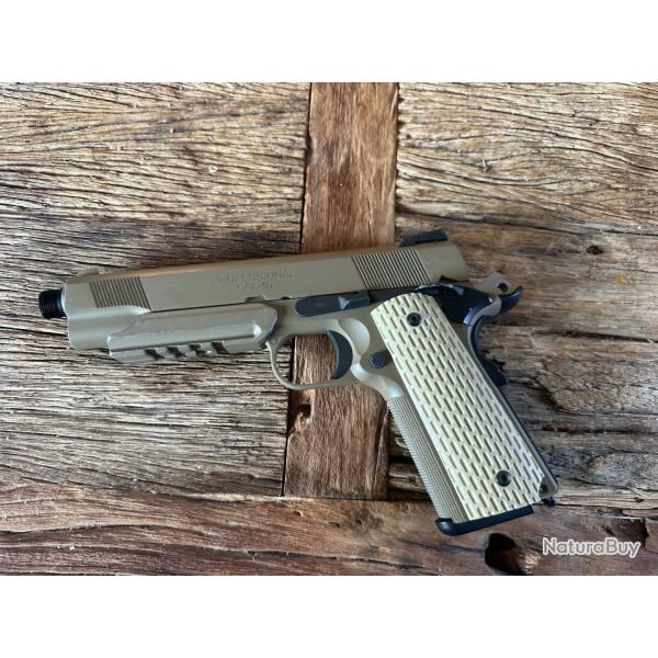 Airsoft SOCOM Gear Metal Desert Combat Elite 1911 GBB  -Markings