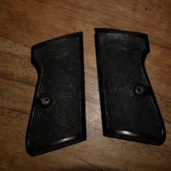 Paire de plaquettes de pistolet WALTHER PP anciennes