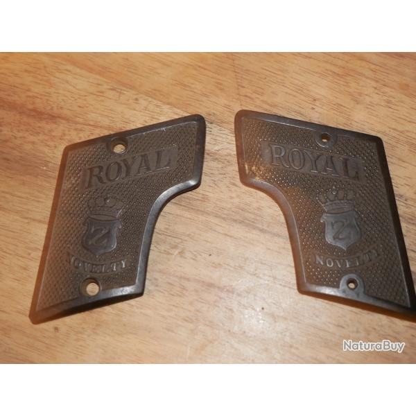 Rare paire de plaquettes ROYAL Novelty en 6.35mm