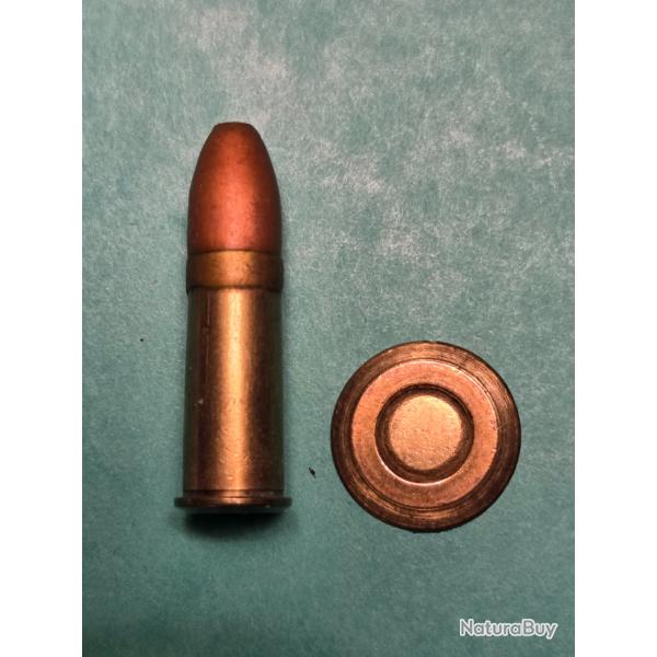 Une cartouche Suisse mod�le 1882 Revolver 7,5 x 23.5 R poudre noire balle blind�e