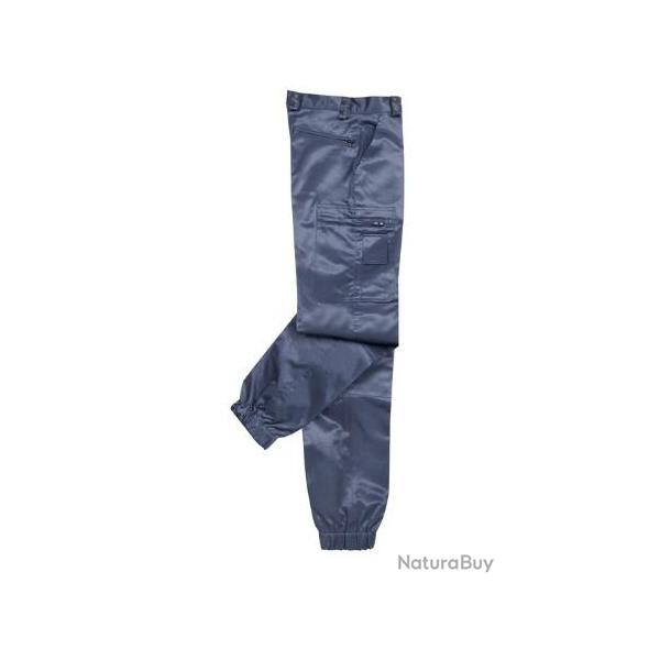 PANTALON SATIN� MARINE UNI 50
