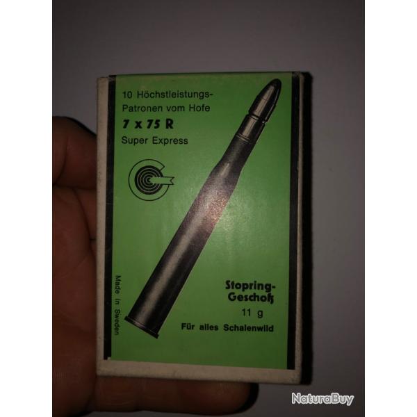 Bo�te de munitions 7x75R Super Express