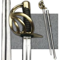 RARE & TRES BEAU SABRE DE TYPE CUIRASSIER FRANCAIS, EMPIRE, KLINGENTHAL, BEL ETAT