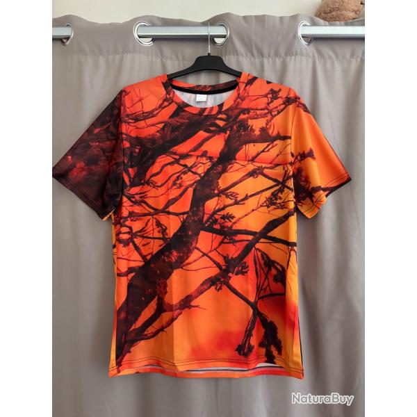 T-shirt de chasse orange