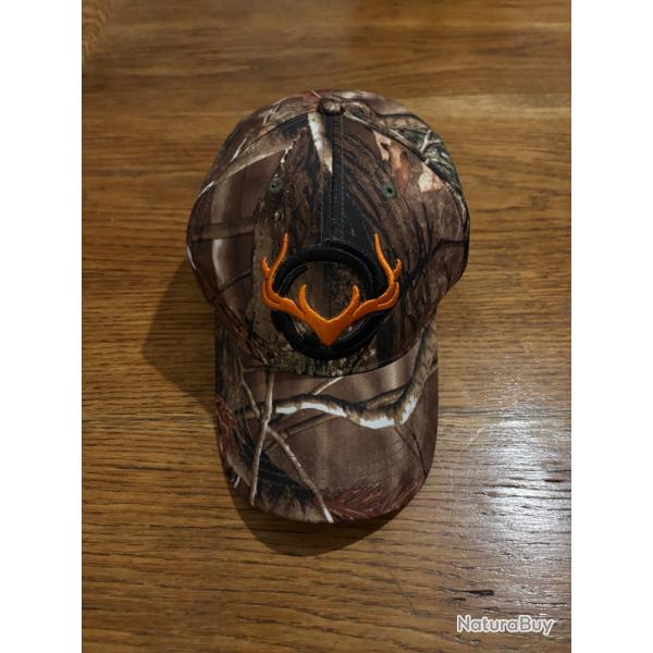 Casquette camouflage marron