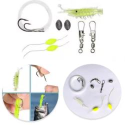 Mini Kit P&ecirc;che Survie Compact 8 Pi&egrave;ces Urgence Camping Randonn&eacute;e &Eacute;tanche