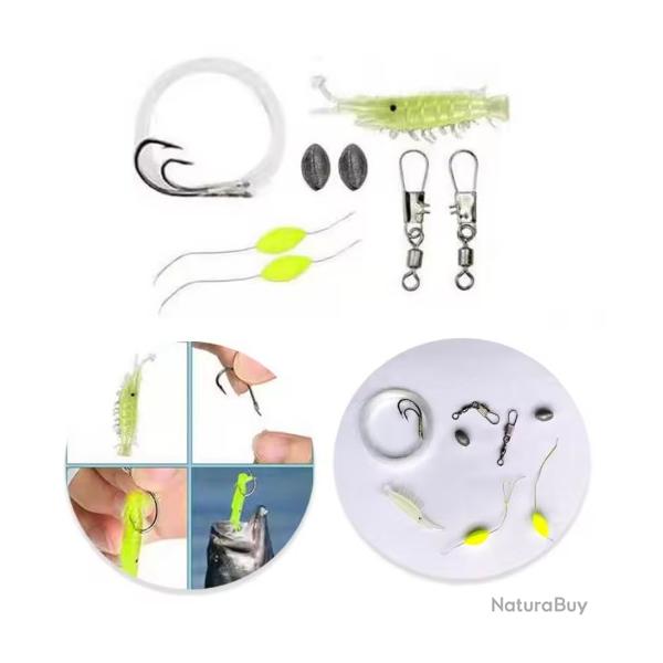 Mini Kit P�che Survie Compact 8 Pi�ces Urgence Camping Randonn�e �tanche