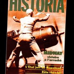 historia 480 1986 , midway, ren&eacute; leriche chirurgien, zola chez lui, &eacute;tat juif de napol&eacute;on, les sioux