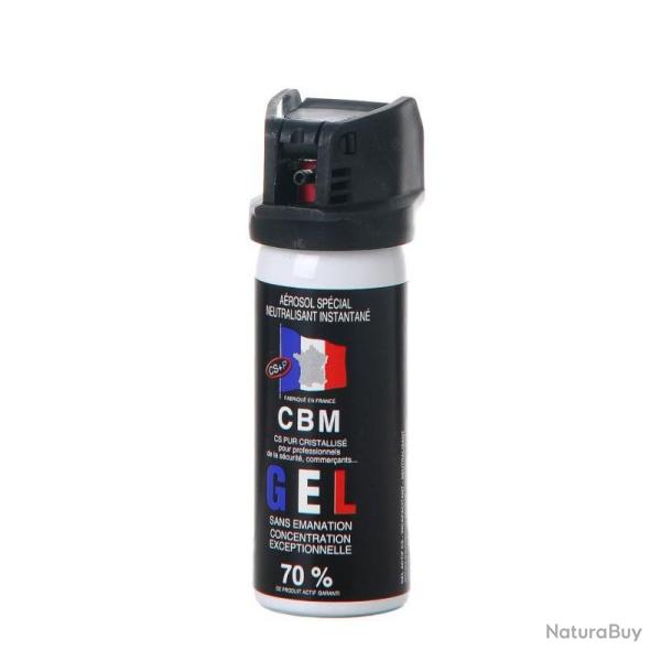 Bombe Gel Defense CBM CS Capot Clapet 50Ml