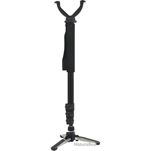 Monopode de Chasse + T�te en V Pivotante & Tr�pied Rotatif en Aluminium Tir pour Carabine R�glable