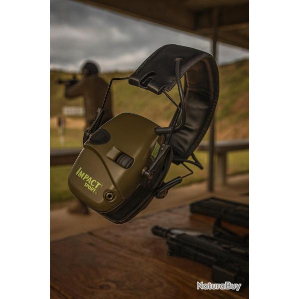 CASQUE �LECTRONIQUE IMPACT SPORT - TIR SPORTIF / BALL-TRAP / CHASSE - NEUF 1�SANS PRIX DE RESERVE