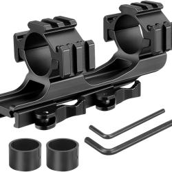 Lunette de Vis&eacute;e Anneau de Montage &agrave; Double Anneau, Diam&egrave;tre de la Bague 25,4 mm/30 mm ,11mm/20mm