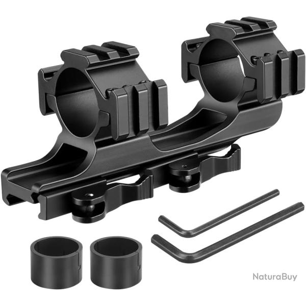 Lunette de Vis�e Anneau de Montage � Double Anneau, Diam�tre de la Bague 25,4 mm/30 mm ,11mm/20mm