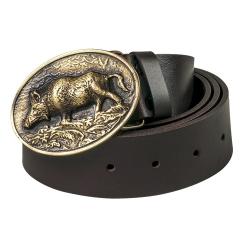 Ceinture FRITZMANN Cuir Boucle Sanglier