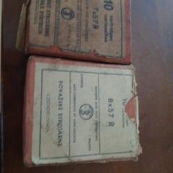 Boite vide munnition tcheque Ancien vintage