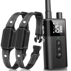 Lot 2 Collier &Eacute;lectrique pour Chien, avec T&eacute;l&eacute;commande, 3 Modes d'Entra&icirc;nement, 16 Niveaux IPX7