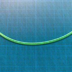 Fibre optique verte 10cm x 1.5mm