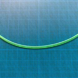 Fibre optique verte 10cm x 1.5mm