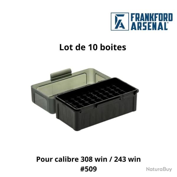 10 Bo�tes � munitions Frankford 243 / 308 - 50 cartouches #509 - NBAL77