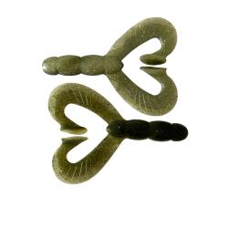 Leurre Souple Reins Rockvibe Manta 6,5" - 16,5cm 16,5cm par 2 38g #B16 - Dos Vert