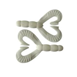 Leurre Souple Reins Rockvibe Manta 6,5" - 16,5cm 16,5cm par 2 38g #111 - Mat White