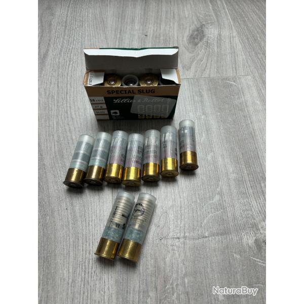 Lot de balles calibre 16