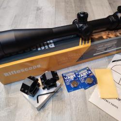 1� sans r&eacute;serve Lunette Riflescope 10-40x50